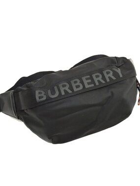 Burberry Econyl Sonny Bum Bag Black #202-83